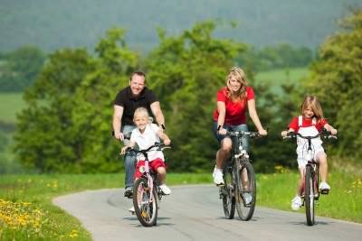 rutas en bici en familia